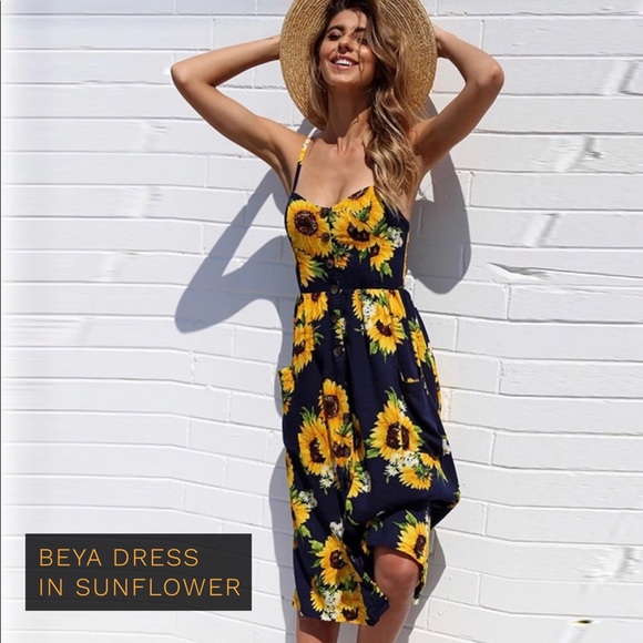 lailas Dresses & Skirts - Beya Sunflower vintage style dress